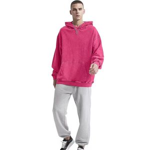 Sudadera con Capucha de Forro Polar para Hombre, Otoño/Invierno, con Logotipo Personalizado, Impermeable, Sólida, Informal - Product Image 5