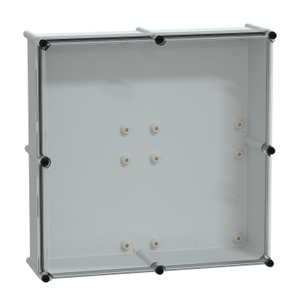 Per SCHNEIDER ELECTRIC NSYPLS5454G Scatola PLS con Coperchio Posteriore Trasparente in PC Poliestere IP66 54x54x18cm Elettronica e Strumentazione - Product Image 1