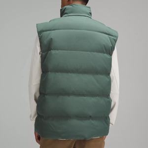 Direct Manufacturer's Custom O-Neck Men's Breathable Casual Winter <b>Puffer</b> <b>Jacket</b> Autumn Button Windproof Sleeveless Bubble <b>Vest</b> - Product Image 3
