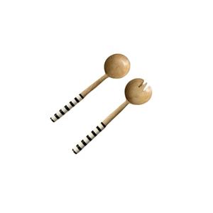 Terrazzo ชุดช้อนเซิร์ฟเวอร์สลัดไม้อะคาเซีย,เครื่องใช้ในครัวเครื่องปั่นผลไม้ผักผลไม้เครื่องครัว - Product Image 6