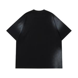 T-shirt formel pour homme à manches courtes en coton 100% imprimé à l'écran, coupe ample, léger, respirant, à porter au quotidien - Product Image 1