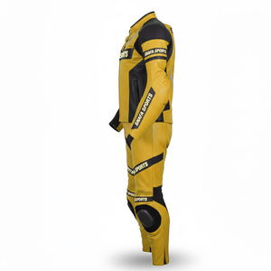 Combinaison de moto professionnelle réglable de style nouveau, de haute qualité, avec logo personnalisé, en cuir, pour hommes - Product Image 3