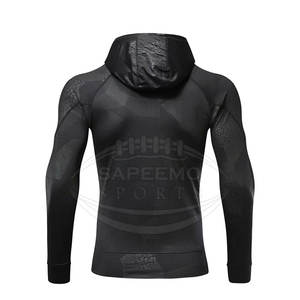 Sweat à capuche de sport pour homme, performance de base, hiver, uni, respirant, en polaire, anti-humidité, écologique, élégant, athlétique, à capuche - Product Image 3