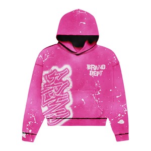 custom plain unisex hoodie oversized drop shoulder pullover fleece hooded sweatshirt winter <b>warm</b> casual street wear top <b>jumper</b> - Product Image 5