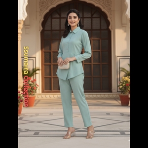 Ensembles coordonnés décontractés pour femmes 2025 – Style ethnique et streetwear premium, longueur midi avec boutons décoratifs – Vente en gros ODM par CP - Product Image 3