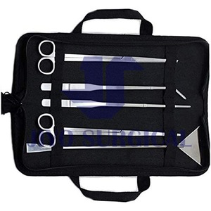 Ensemble d'outils d'aquarium en acier inoxydable 5 en 1, avec ciseaux à vagues, pinces, spatule, mangeoire, testeur pour Aquarium - Product Image 4