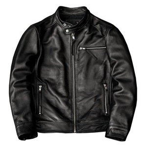 Veste en cuir de haute qualité pour hommes - Product Image 3