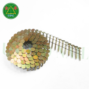 Clous de toiture en bobine durables de 1 à 1/4 po x 0.120 pièces en acier à tête plate/à damier à tige lisse de 7200 pièces fabriqués à des prix compétitifs - Product Image 2