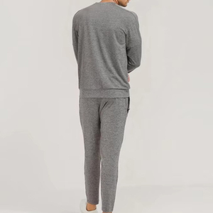 Ensemble de survêtement uni tendance pour hommes, qualité supérieure, logo personnalisé imprimé, respirant, séchage rapide - Product Image 6