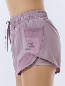 Pantalones Cortos Deportivos de Doble Capa para Correr al Aire Libre, Fitness y Deportes - Product Image 4