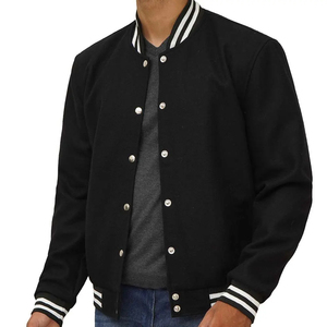 OEM Embroidery <b>Patches</b> Custom Letterman Man <b>Jackets</b> Lettermen College <b>Jacket</b> Baseball Leather <b>Jacket</b> for Man - Product Image 5