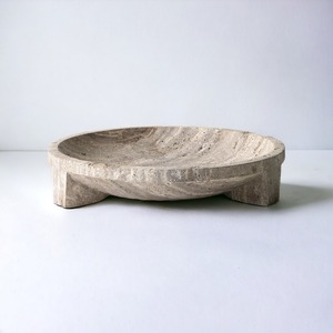 Cuenco decorativo negro Roma, base de mármol y metal dorado, pieza de acento moderno, decoración del hogar, cuenco de mármol único con la mejor base elegante - Product Image 3