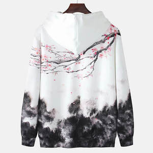Sudadera con Capucha de Sublimación Completa, Recomendada, de Primera Calidad, Suave y Cómoda, Holgada, con Hombros Caídos, Estampada, para Hombre - Product Image 3