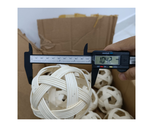 Vente en gros Offre Spéciale boule en osier naturel 100% écologique de haute qualité pour la décoration de Noël et de mariage fabriqué au Vietnam - Product Image 3