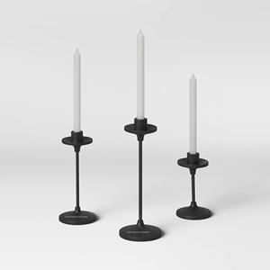 Best Seller Metal Taper <b>Candle</b> <b>Holder</b> Home & Hotels Tabletop Decor Italian Silver 22 mm <b>Candle</b> <b>Holder</b> Set of Three - Product Image 6