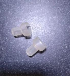 Tapa de silicona de 3mm suave personalizada de calidad superior Tapa de perno redondo blanco Multi especificación Precio de exportador Productos de caucho - Product Image 3