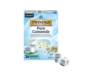 ชาสมุนไพรทวินนิ่งส์ เพียว คาโมมายล์ แบบแคปซูล K-Cup สำหรับเครื่องชงกาแฟ Keurig จำนวน 24 แคปซูล - Product Image 1