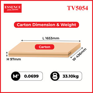 Mueble para TV de Estilo Moderno con Cajones, Patas de Madera Maciza, Modelo TV5054 (Nogal Columbia) para Sala de Estar, Hogar, Hotel, Apartamento, Essence - Product Image 6