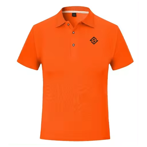 Chemise de golf pour homme en gros, coupe classique, anti-froissement, imprimé, confort sans couture, respirante, tricotée en polyester, décontractée, manches courtes - Product Image 4
