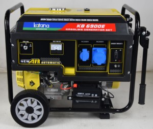 Generador de Gasolina Katana KB 6900E, 230V 15A, Motor Refrigerado por Aire de 389cc, 50Hz, Fuente de Energía Portátil para Uso Residencial - Product Image 1
