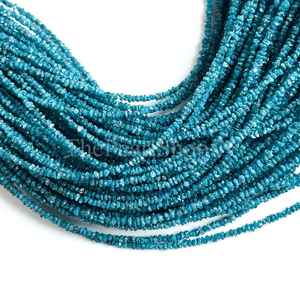 Perles brutes de diamant bleu naturel non taillées 2-3 mm en gros, perles de diamant brut sans conflit pour la fabrication de bijoux et l'exportation - Product Image 1