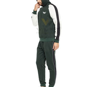 Chándal de talla grande de algodón y poliéster hecho de la mejor calidad, conjunto de dos piezas, chándal en blanco a la venta - Product Image 3