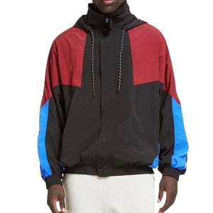 Vêtements de sport décontractés à fermeture éclair veste de course légère coupe-vent respirant broderie de skateboard personnalisée imperméable grande taille - Product Image 1