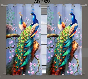 Wholesale 100% Polyester Terry Fabric PU Coated Wrinkle Resistant Hospital <b>Curtain</b> Custom Printed High GSM Woven Fast Delivery - Product Image 1