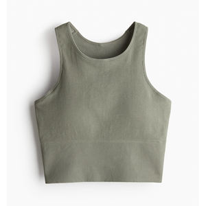 Vente en gros d'usine de soutien-gorge de sport pour fitness grande taille côtelé au dos couvert ensemble de 2 pièces de leggings de yoga personnalisés pour femmes - Product Image 1