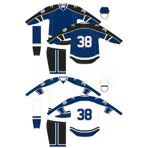 Conjunto de Hockey sobre Hielo Profesional 2025, Manga Larga, Sublimado, Servicio OEM, Personalizable para Equipos, Transpirable, 100% Poliéster - Product Image 2