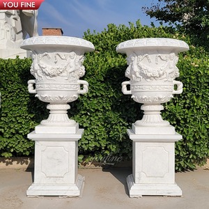 <span class=keywords><strong>Pot</strong></span> de fleurs YOUFINE <span class=keywords><strong>en</strong></span> marbre naturel sculpté à la main pour jardin extérieur, villa de luxe - Product Image 6