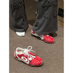 Zapatillas Deportivas de Mujer para Otoño, con Cordones, Estilo Caminata, de Goma, Parte Superior de 2025, Altura Reducida en 10 cm - Product Image 6