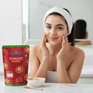 Poudre de tomate biologique Glee Impex pour le visage |   Poudre de soin de la peau à base de plantes éclaircissante, antioxydante et revitalisante - Product Image 2