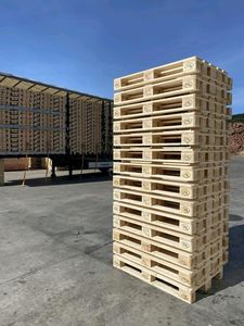 พาเลทไม้สำหรับอุตสาหกรรมขนาด 1200x1000 มม. ใหม่ พร้อมตรา EPAL ยุโรป แบบเข้าได้ 4 ทาง มีจำหน่าย - Product Image 4