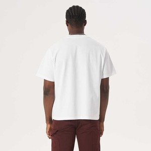 T-shirt élégant de haute qualité à col rond pour hommes logo personnalisé vente en gros de t-shirts pour hommes été cool t-shirt OEM à épaules tombantes surdimensionné - Product Image 4