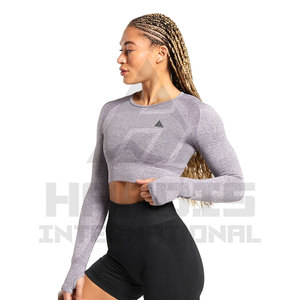 Meilleure vente dernier style femmes haut court coton Polyester fait respirant séchage rapide femmes haut court à vendre - Product Image 5