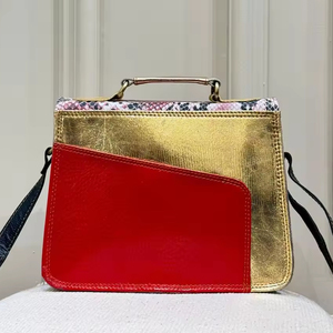 2024 ใหม่แฟชั่นหรูหรารีไซเคิลหนังกระเป๋าถือผู้หญิงออกแบบกระเป๋าแบรนด์ที่มีชื่อเสียงขายร้อนสุภาพสตรีงูพิมพ์Crossbodyกระเป๋า - Product Image 5