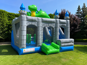 Parque Infantil Inflable Profesional de 5x5x4 m – Castillo Inflable de PVC con Tobogán – Uso Profesional en Interiores/Exteriores – Cumple con las Normas de la UE - Product Image 1