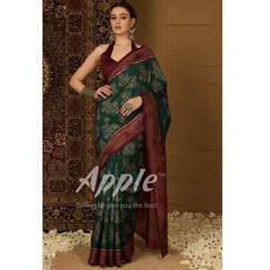 Hot on <b>Sale</b> Wholesale Supplier Bhagalpuri <b>Saree</b> for Daily and Festive Occasion Wear at Wholesale Prices - Product Image 1