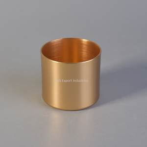 Hot Selling Metal Iron Gold Plated Candle <b>Jar</b> Eco-Friendly Handmade Modern Art Unique Luxury Candle Vessel for Home Christmas - Product Image 5
