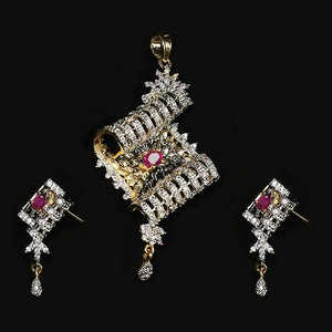 Labono Art ชุดจี้เพชรและชุบทองแบบอเมริกัน FAW0005-Premium เครื่องประดับชั้นดี - Product Image 1