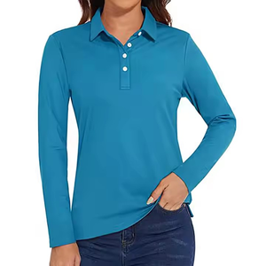 Wholesale Custom Design Embroidery Polo t Shirts for Women Women Polo Shirts High Quality Polo Shirts <b>No</b> <b>logo</b> Custom - Product Image 5