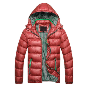 Chaqueta de Plumón Personalizada para Hombre, Talla Grande, Suave, Impermeable, Ropa de Invierno para Exteriores, Estilo Burbuja, Tela de Lona Negra - Product Image 6