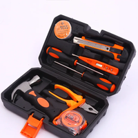 9 pièces en acier au carbone ensembles d'outils à main Herramientas voiture Kit marteau pince mécanicien outils ensemble ménage réparation autres outils à main