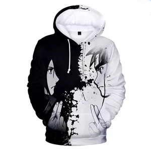 Sudadera con capucha con estampado de bloques de color para hombre de mezcla de algodón con patrones modernos y ajuste atlético para atuendos deportivos de invierno - Product Image 1