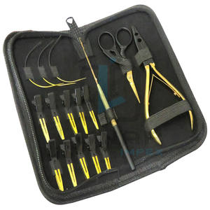 Worldwide Best Selling Hair Extension <b>Tools</b> <b>Kit</b> Advanced <b>Mini</b> Customized <b>Tools</b> in Black Matte & Plasma Gold Hair Styling <b>Tools</b> - Product Image 4