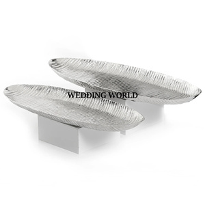 Bandeja de chocolate de metal chapada en plata Bandeja de chocolate hecha a mano de buena calidad Bandeja de chocolate decorativa vendedora caliente - Product Image 5