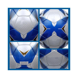 Balón de fútbol de PVC de tamaño oficial, fútbol de entrenamiento de calidad con impresión de logotipo personalizado para uso en partidos deportivos - Product Image 6
