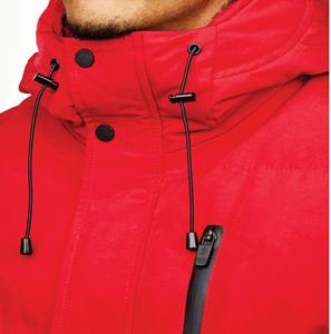 100% Polyester X2 Polaire Rouge Full Zip Ice Tech Puffer Coat Entièrement Rembourré Pour Le Confort Et La Chaleur - Product Image 3