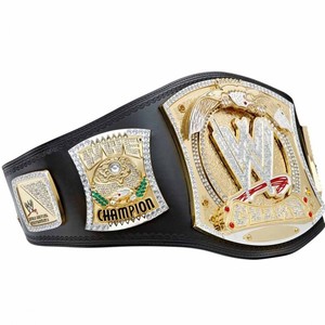 เข็มขัดแชมป์ WWE ของเล่นแบบปรับแต่งได้ วัสดุโลหะคุณภาพสูง ปรับขนาดได้ เข็มขัดมวยปล้ำ มวยสากล สีทอง ขายส่ง - Product Image 4